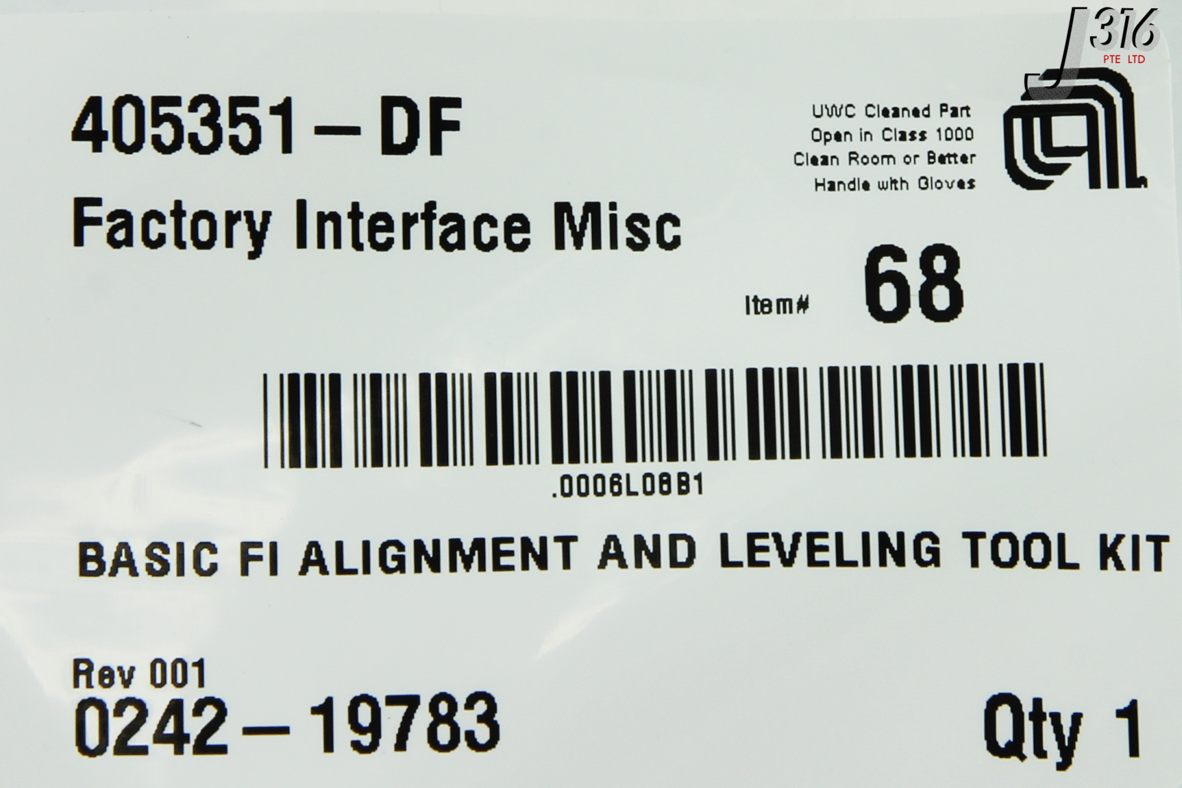 4972 APPLIED MATERIALS BASIC FI ALIGNMENT & LEVELING TOOL KIT (NEW